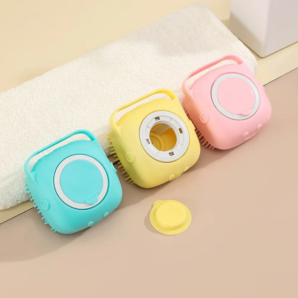 Brosse de Bain en Silicone pour Animaux