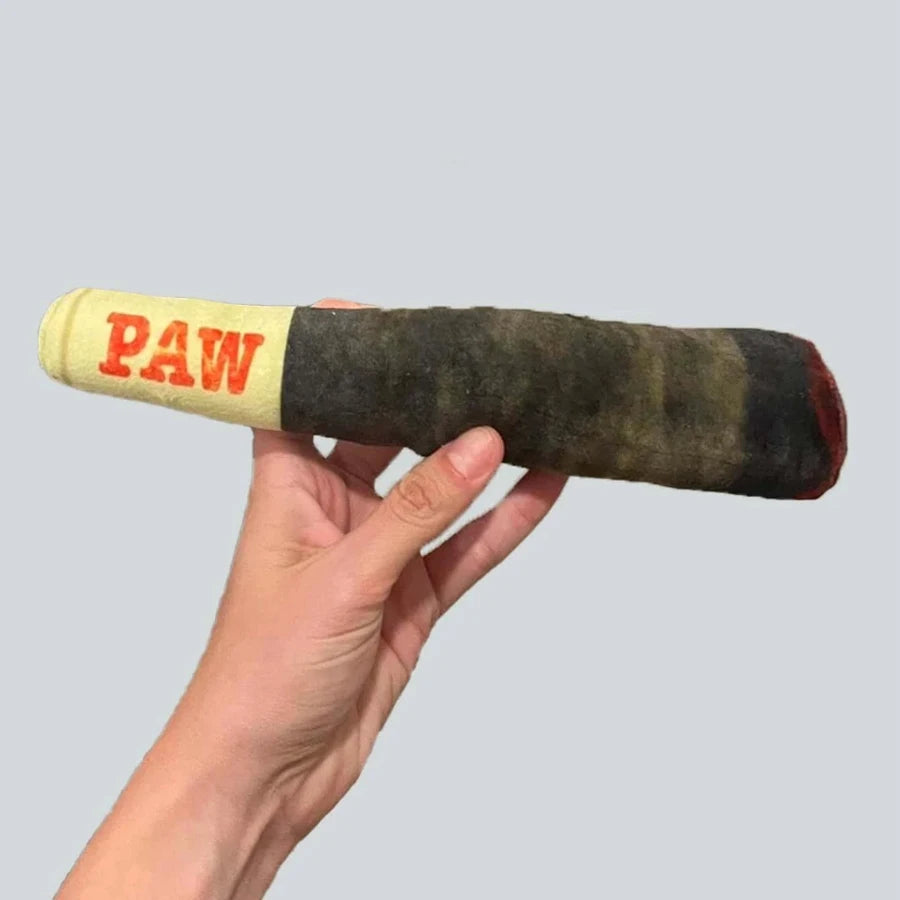 Jouet en Peluche Siffleur Cigare pour Chiens – Jouet à Mordre Interactif