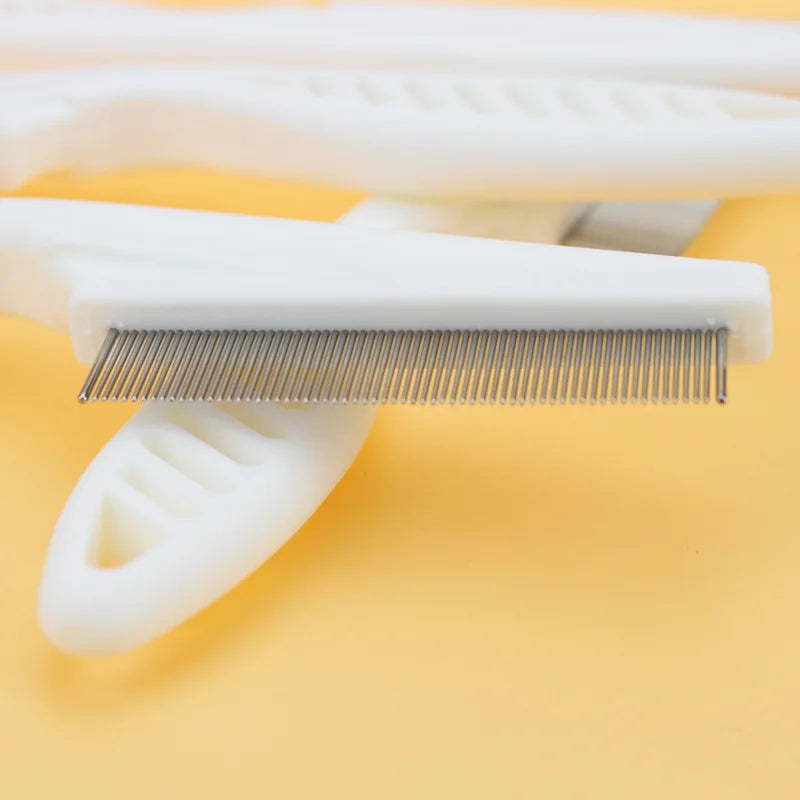 Peigne Anti-Puces en Acier Inoxydable pour Chiens et Chats