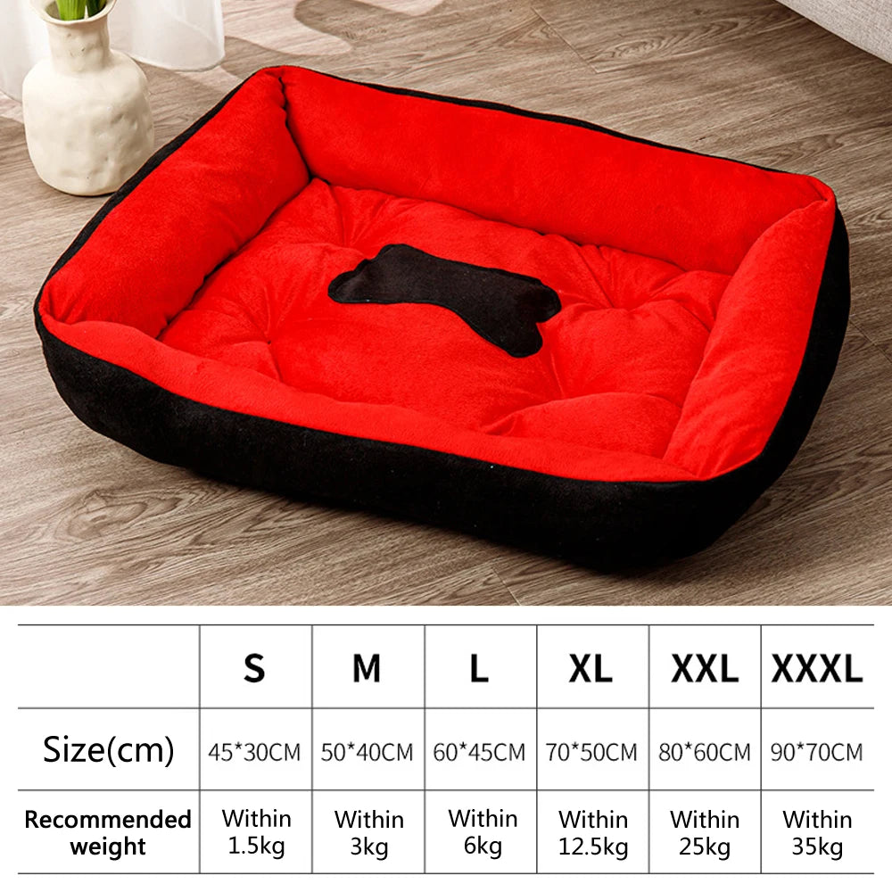 Lit Chaud et Confortable pour Grands Chiens et Chats