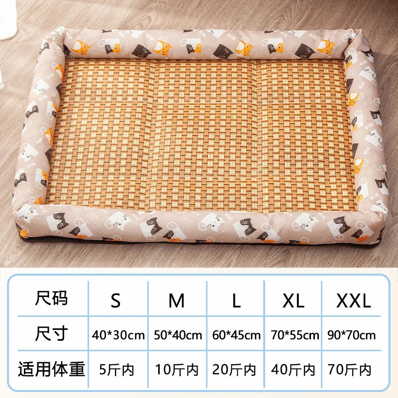 Tapis rafraîchissant d’été pour chat et petit chien – léger et respirant