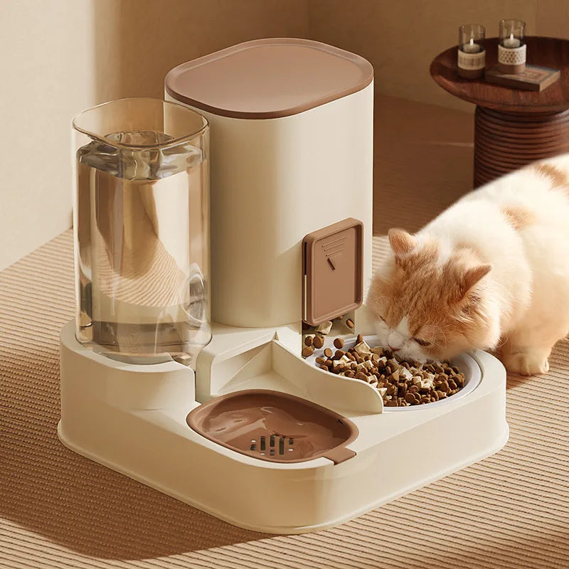 2-en-1 Nourriture et Eau pour Chiens et Chats
