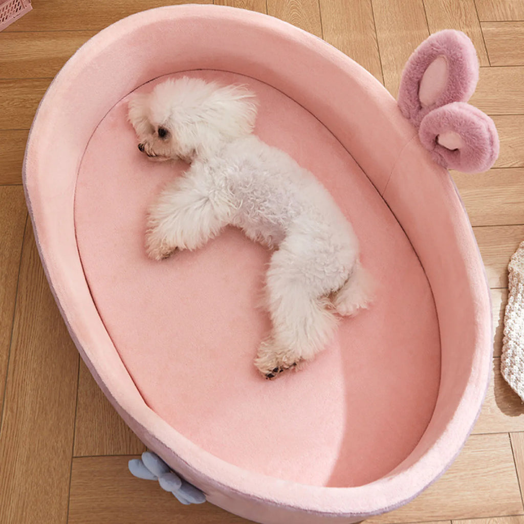Lit pour animaux détachable et lavable – doux, chaud et confortable