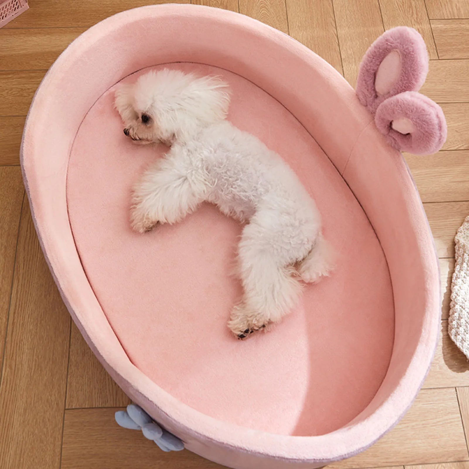 Lit pour animaux détachable et lavable – doux, chaud et confortable