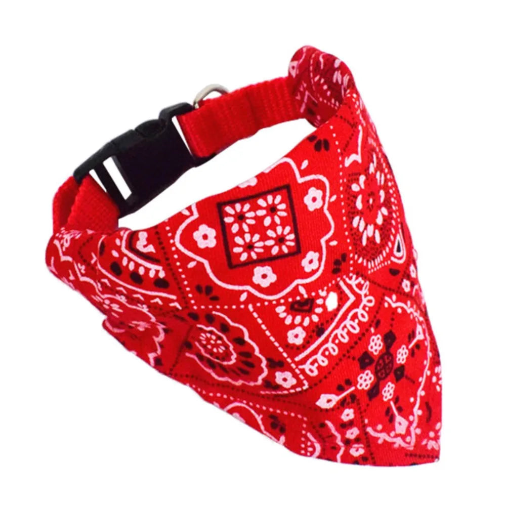 1 pièce Foulard triangulaire réglable pour chiens et chats