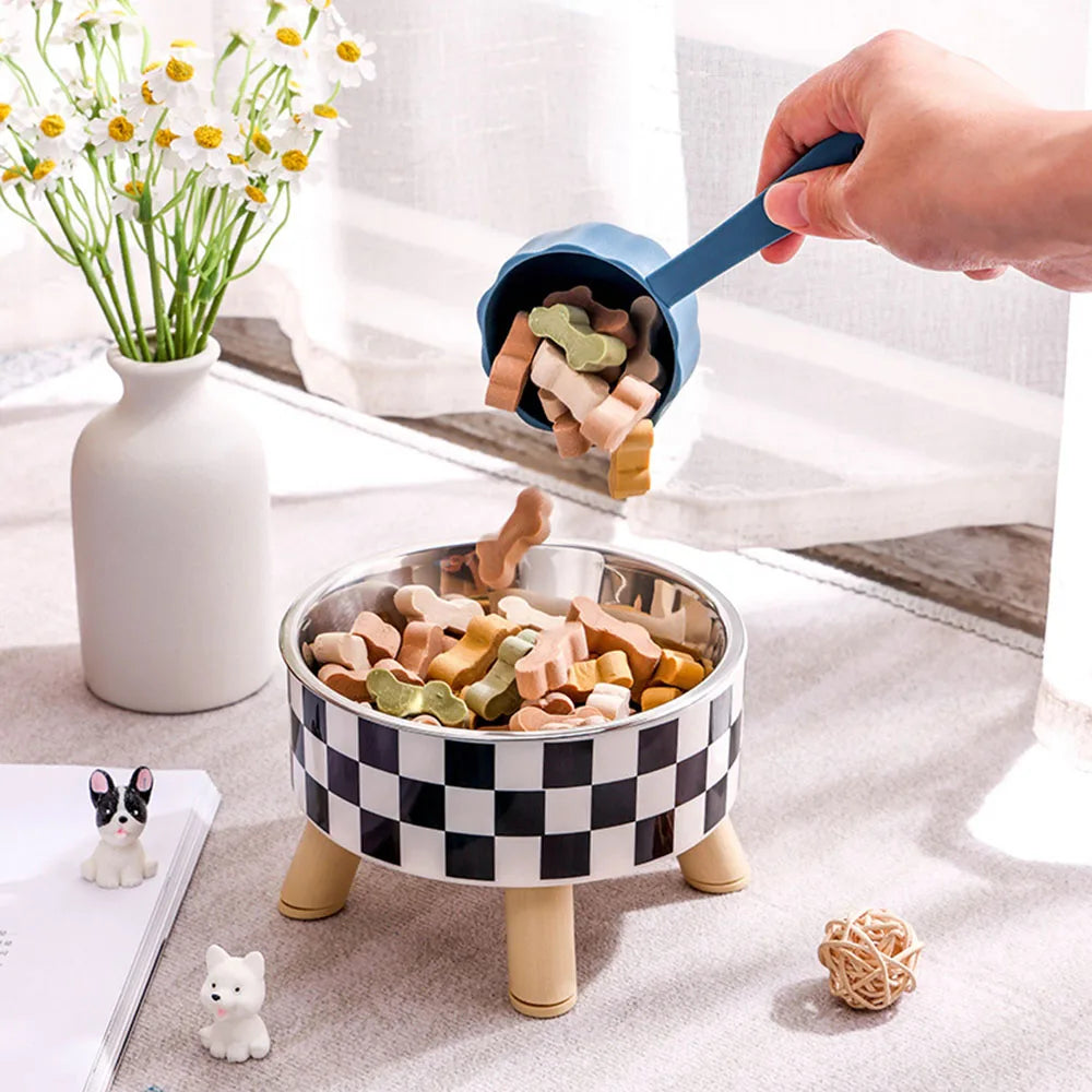 Bols Surélevés en Acier Inoxydable pour Chiens et Chats