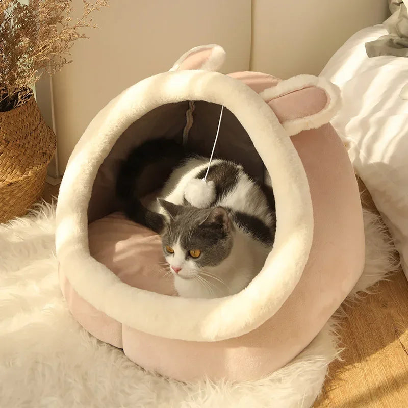 Lit Douillet Lavable pour Chats et Petits Chiens