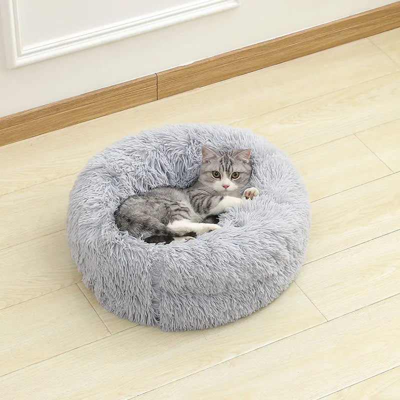 Lit Douillet en Peluche pour Chiens et Chats