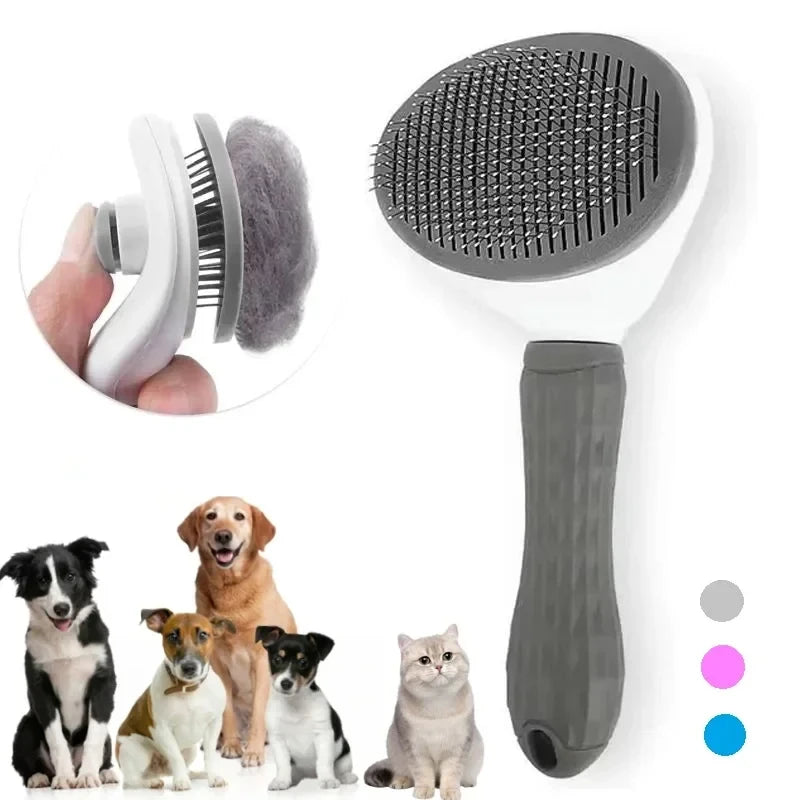 Brosse Auto-nettoyante pour Poils d’Animaux