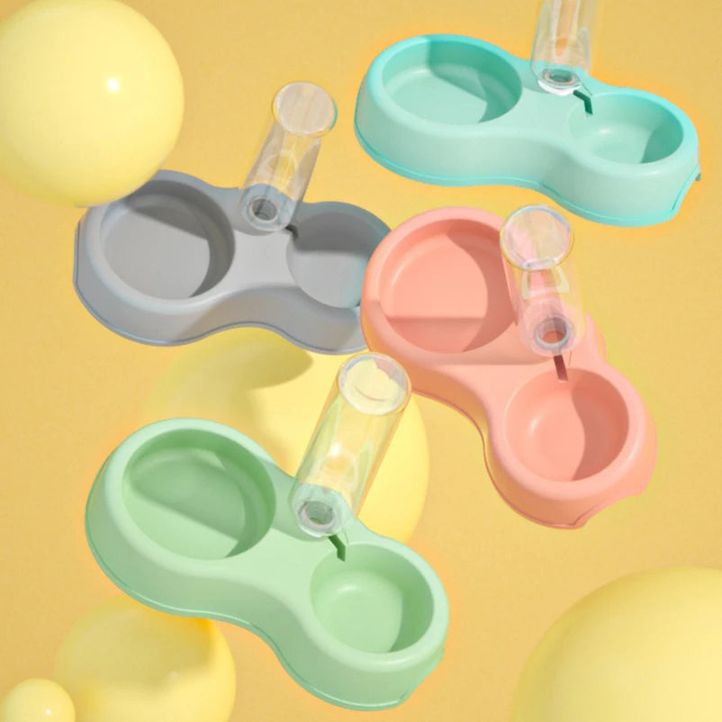 Bol Automatique pour Animaux – Double Bol Élevé pour Chats & Chiens