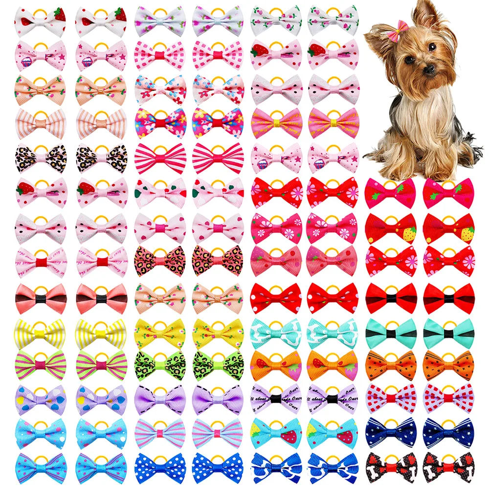 Lot de 30 nœuds pour chiens et chats