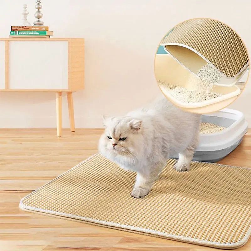 Tapis de litière imperméable pour chat