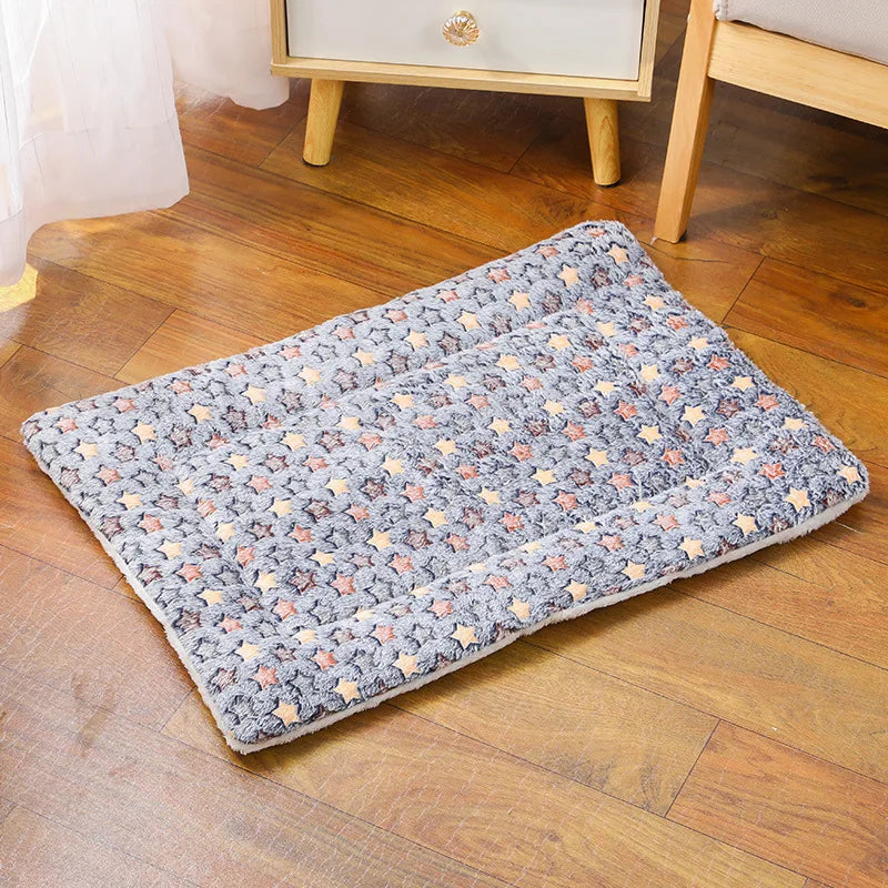 Tapis Épais pour Chat en Flanelle Respirante