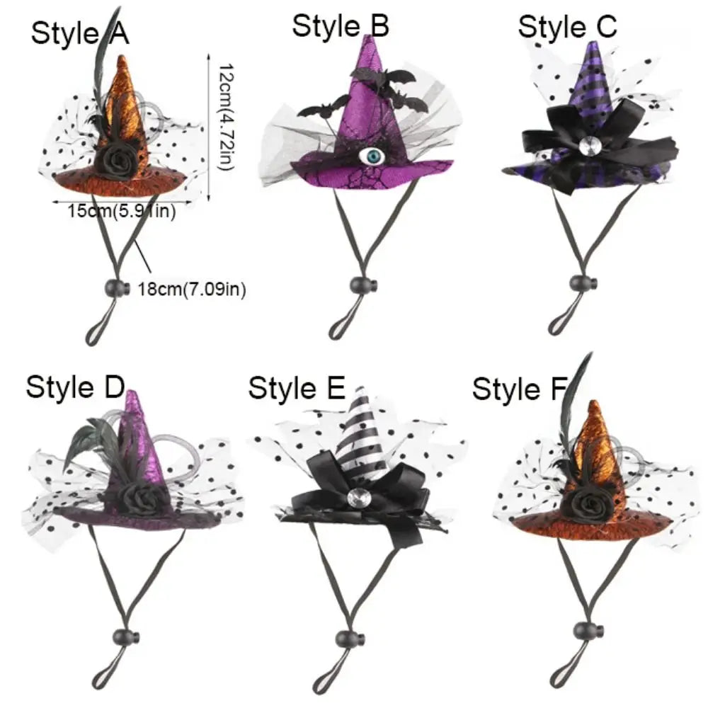 Chapeau de Sorcière Ajustable pour Animaux