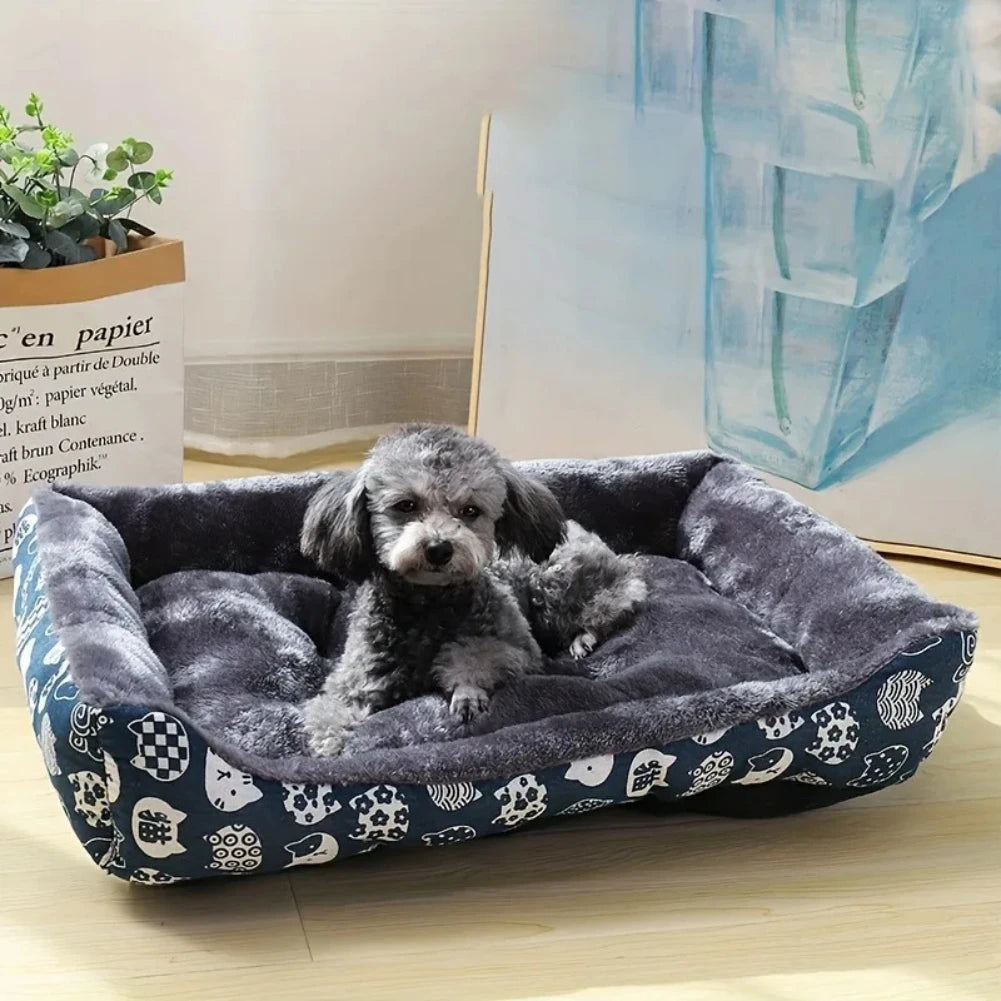 Lit canapé respirant pour chiens et chats – coussin doux et lavable