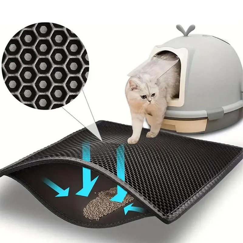 Tapis de litière imperméable pour chat