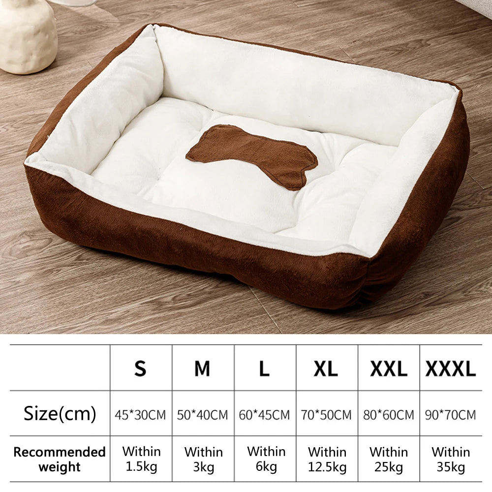 Lit Chaud et Confortable pour Grands Chiens et Chats