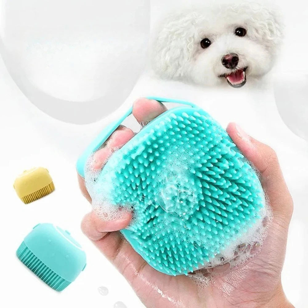 Brosse de Bain en Silicone pour Animaux