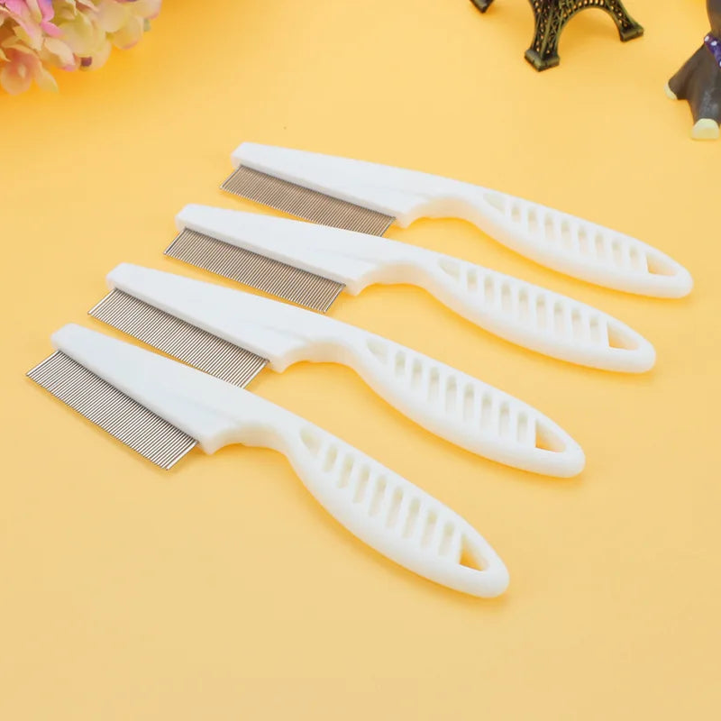 Peigne Anti-Puces en Acier Inoxydable pour Chiens et Chats