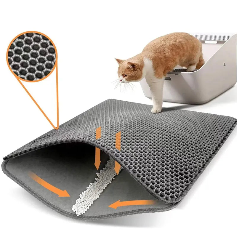 Tapis de litière imperméable pour chat
