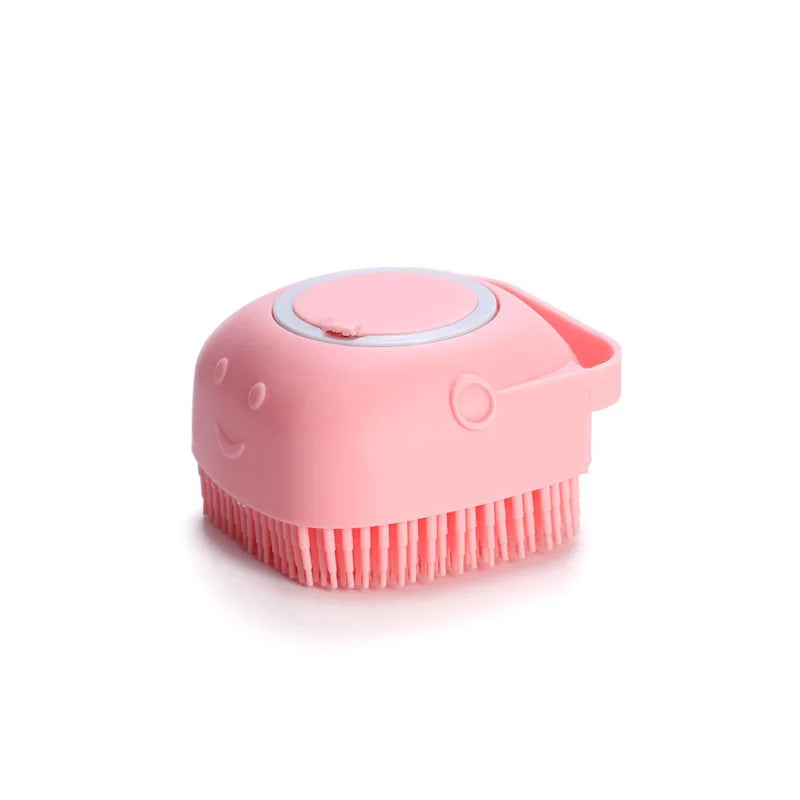 Brosse de Bain en Silicone Doux pour Animaux