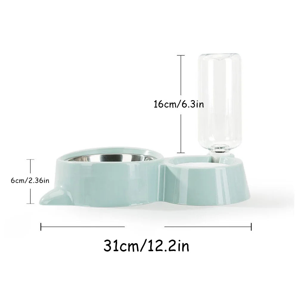 Set de Bols pour Animaux – Bol Anti-débordement & Bol d’eau Automatique