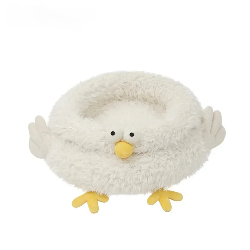 Lit pour animaux en forme de poussin – doux, chaud et respirant